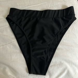 High waist bikini bottoms